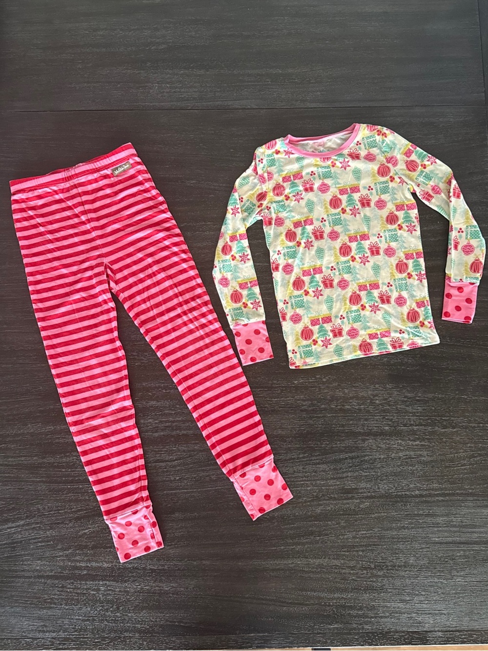 Matilda Jane Girls 8 Matching Holiday Design Pajama Set
